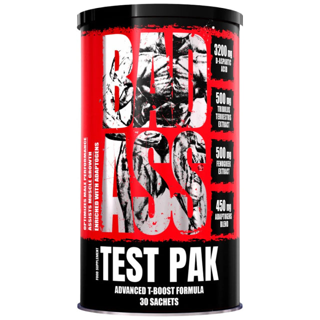Bad Ass Test Pak | Advanced T-Boost Formula - 30 Пакета - Nutra Best
