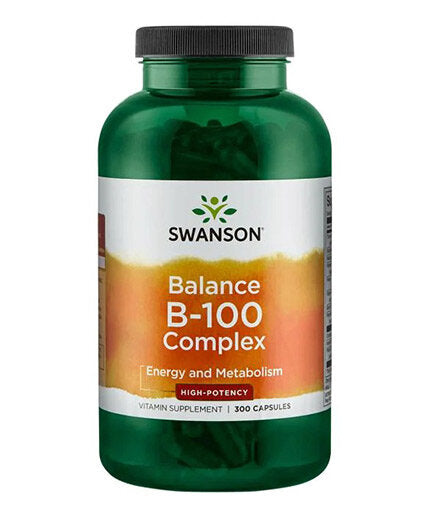 Balance B-100 Complex - High Potency / 300 Caps - 0  Swanson - Nutra Best Bulgaria