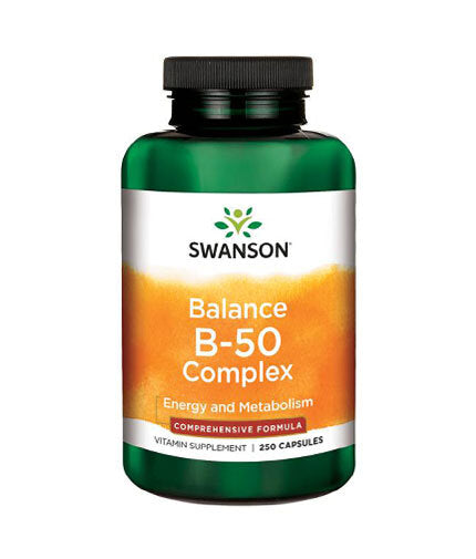 Balance B-50 Complex - 250 капсули  Swanson - Nutra Best Bulgaria