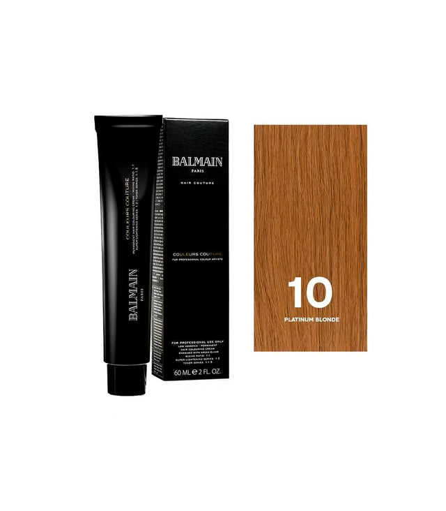 Balmain Professionnel, Couleurs Couture, Permanent Hair Dye, 10 Platinum Blonde, 60 ml  Balmain Professionnel - Nutra Best Bulgaria