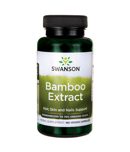 Bamboo Extract 300 mg - 60 капсули  Swanson - Nutra Best Bulgaria