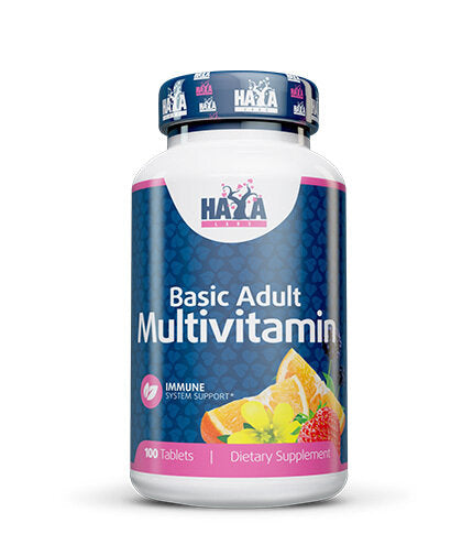 Basic Adult Multivitamin 100 Tabs.  Haya Labs - Nutra Best Bulgaria
