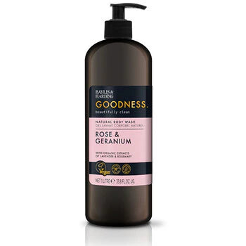 Baylis & Harding - Rose & Geranium Natural Body Wash ( Růže & Geránium ) - Sprchový gel -  Baylis & Harding - Nutra Best Bulgaria