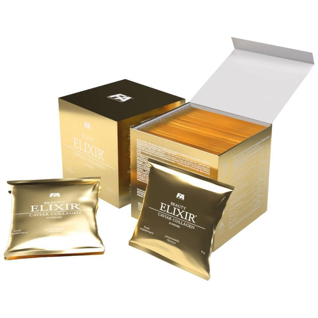 Beauty Elixir | Caviar Collagen - Sachets - 20 x 9 грама  FA Nutrition - Nutra Best Bulgaria
