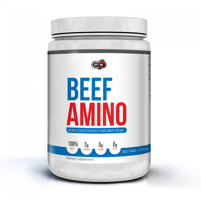 Beef Amino - 2000 МГ - 300 Таблетки  Pure Nutrition - Nutra Best Bulgaria