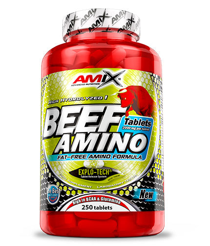Beef Amino / 250 Tabs  AMIX - Nutra Best Bulgaria