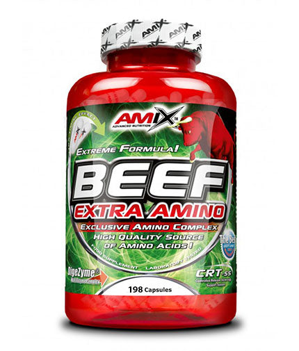 Beef Extra Amino / 198 Caps.  AMIX - Nutra Best Bulgaria