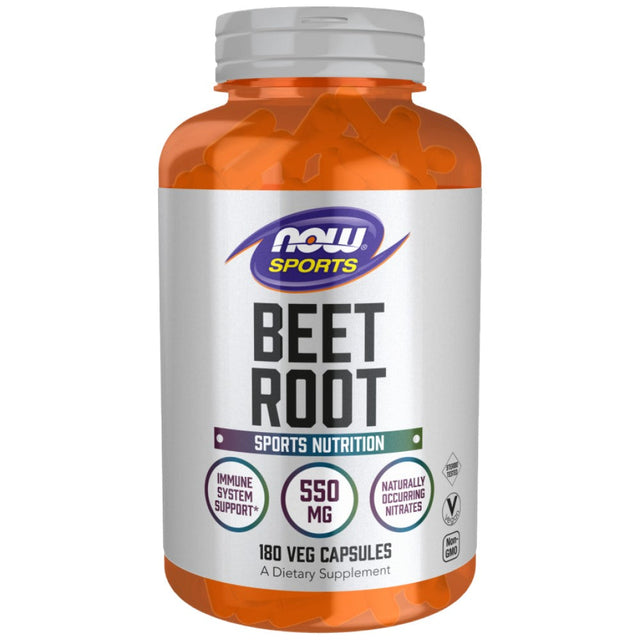 Beet Root 550 mg - 180 капсули  NOW Foods - Nutra Best Bulgaria