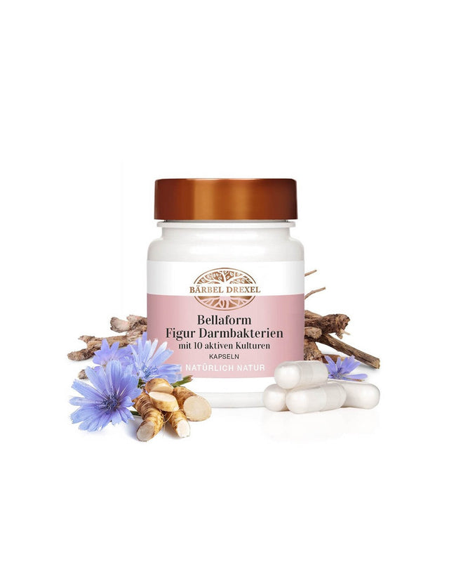 Пробиотична смес, фибри & хром за стройна фигура - Bellaform, 6 млрд. активни пробиотици, 30 капсули  Bärbel Drexel - Nutra Best Bulgaria