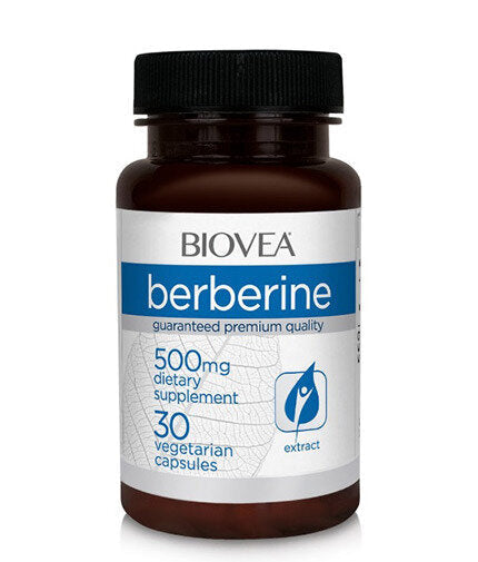 Berberine 500 mg / 30 Vcaps  Biovea - Nutra Best Bulgaria