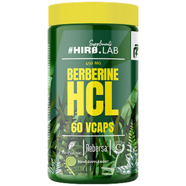 Berberine HCL 450 mg | with Curcumin & Cinnamon - 60 капсули  Hero.Lab - Nutra Best Bulgaria