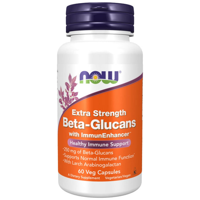 Beta 1,3/1,6 Glucan 250 mg - 60 капсули  NOW Foods - Nutra Best Bulgaria