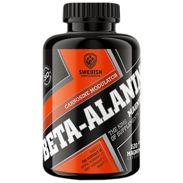 Beta-Alanin Magnum 120 капсули  Swedish Supplements - Nutra Best Bulgaria