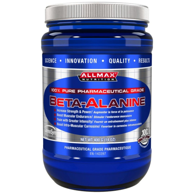 Beta Alanine - 400 грама  AllMax Nutrition - Nutra Best Bulgaria