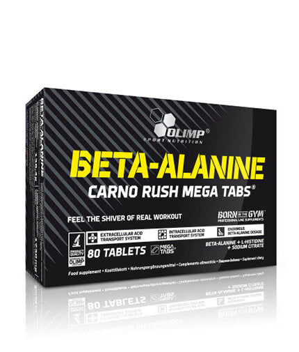 Beta-Alanine Carno Rush Mega Tabs  80 Tabs. OLIMP  Olimp - Nutra Best Bulgaria