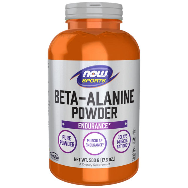 Beta Alanine | CarnoSyn® - 500 грама  NOW Foods - Nutra Best Bulgaria
