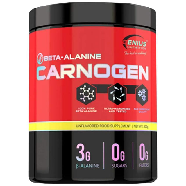 Beta-Alanine Carnogen - 300 грама  Genius Nutrition - Nutra Best Bulgaria
