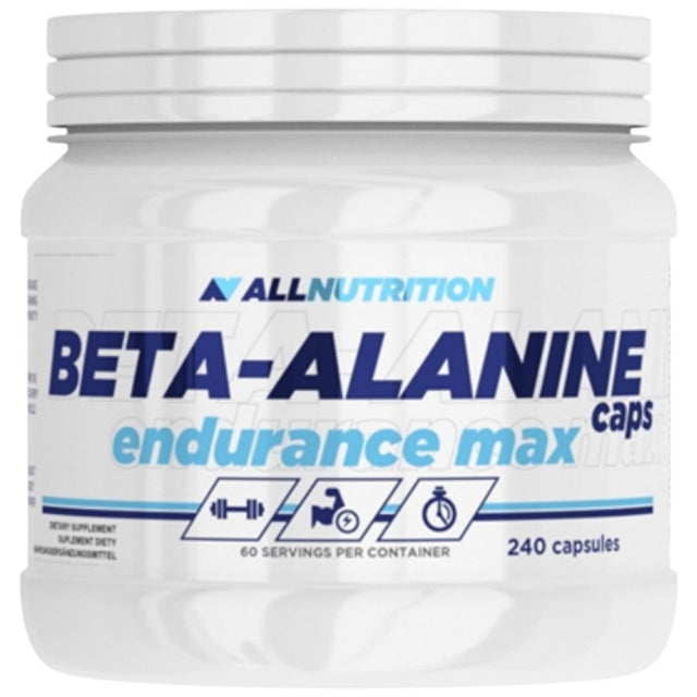Beta-Alanine Endurance Max Caps - 240 капсули  AllNutrition - Nutra Best Bulgaria