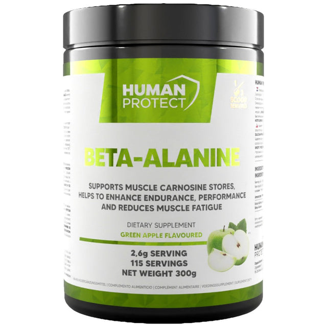 Beta-Alanine Powder - 300 грама  Human Protect - Nutra Best Bulgaria