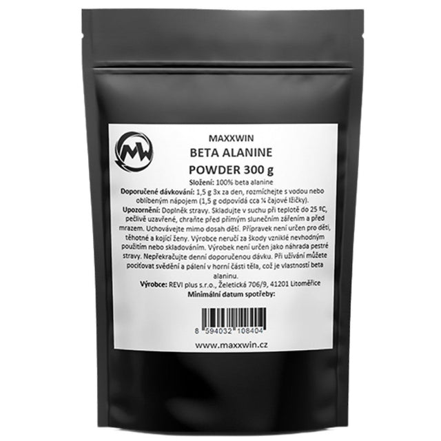 Beta-Alanine Powder - 300 грама  MAXXWIN - Nutra Best Bulgaria