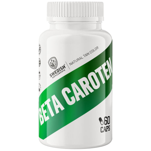 Beta Carotene Natural 25000 IU - 60 капсули  Swedish Supplements - Nutra Best Bulgaria