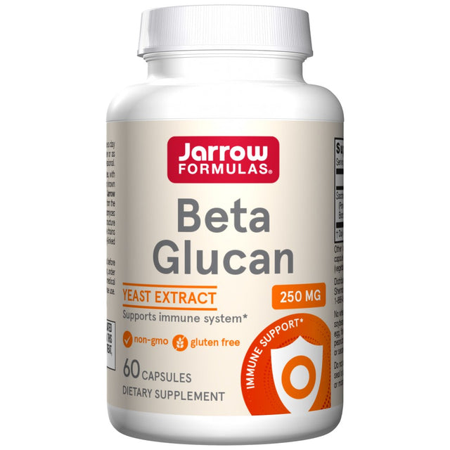 Beta Glucan 250 mg - 60 капсули  Jarrow Formulas - Nutra Best Bulgaria