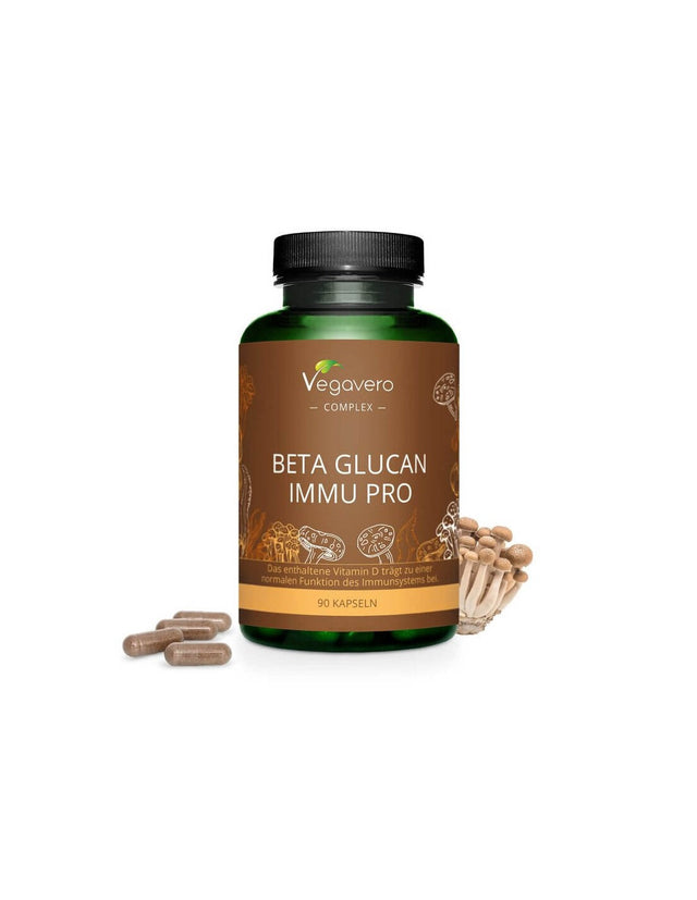 Beta Glucan Immu Pro/ Бета-глюкан имун про, 90 капсули, 100% Vegan Vegavero  Vegavero - Nutra Best Bulgaria
