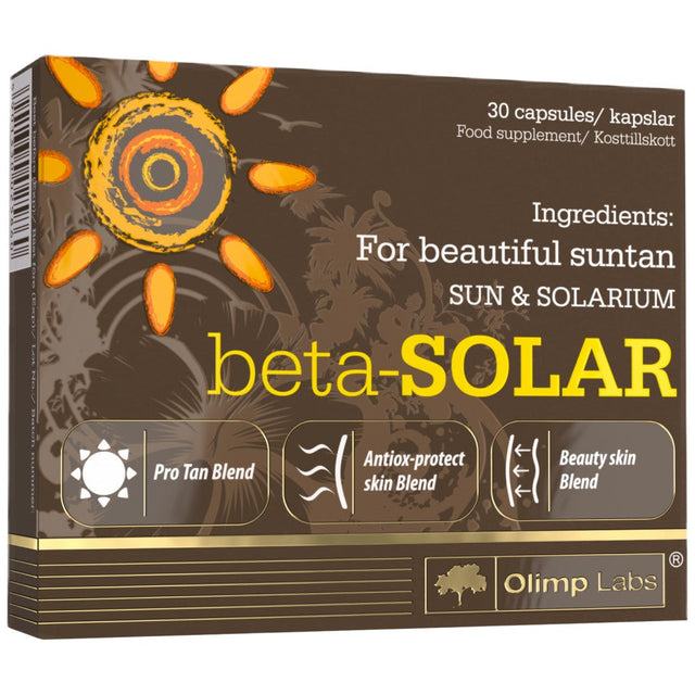 Beta-SOLAR - 30 капсули - Nutra Best Bulgaria