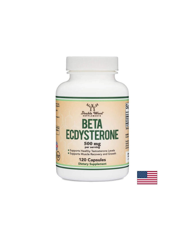 Beta ecdysterone/ Бета екдистерон, 500 mg, 120 капсули Double Wood  Double Wood - Nutra Best Bulgaria