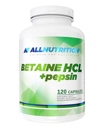 Betaine HCL + Pepsin / 120 Caps  ALLNUTRITION - Nutra Best Bulgaria