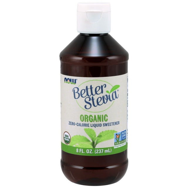 Better Stevia® Liquid | Organic - 237 мл  NOW Foods - Nutra Best Bulgaria