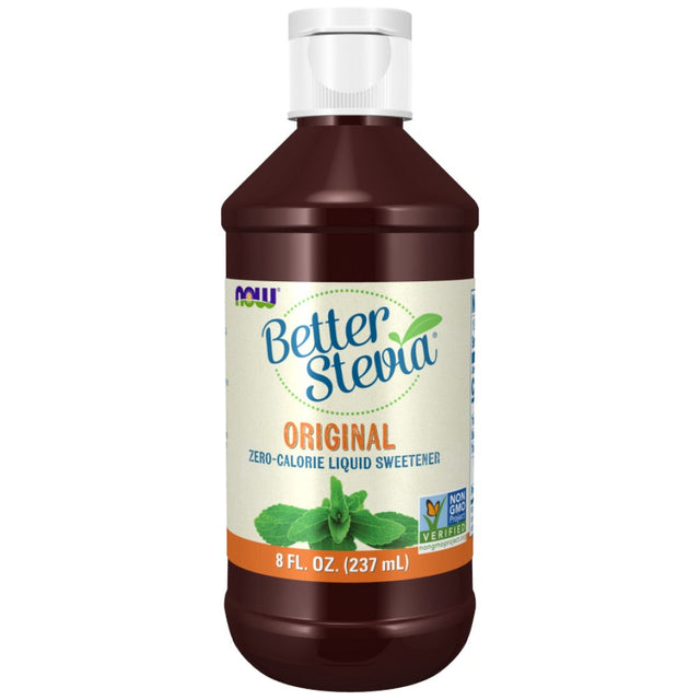 Better Stevia® Liquid | Original - 237 мл  NOW Foods - Nutra Best Bulgaria
