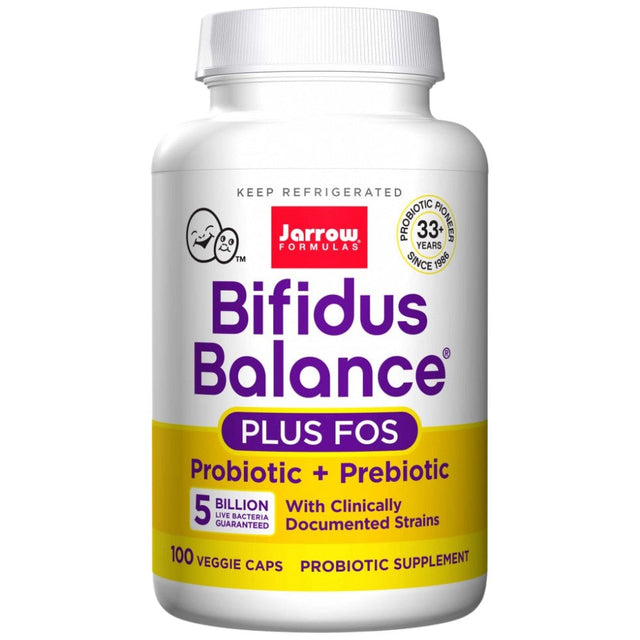 Bifidus Balance + FOS 100 капсули  Jarrow Formulas - Nutra Best Bulgaria