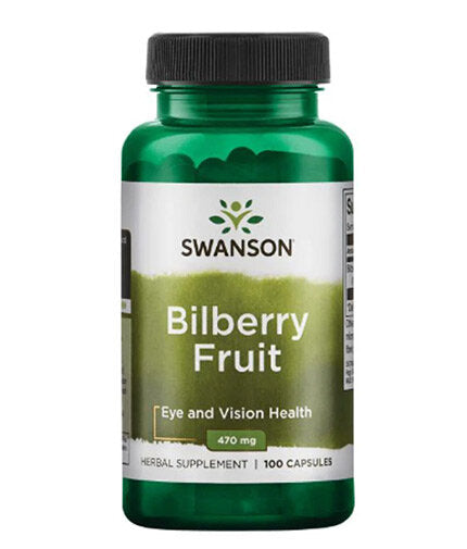 Bilberry Fruit 470 mg - 100 капсули  Swanson - Nutra Best Bulgaria
