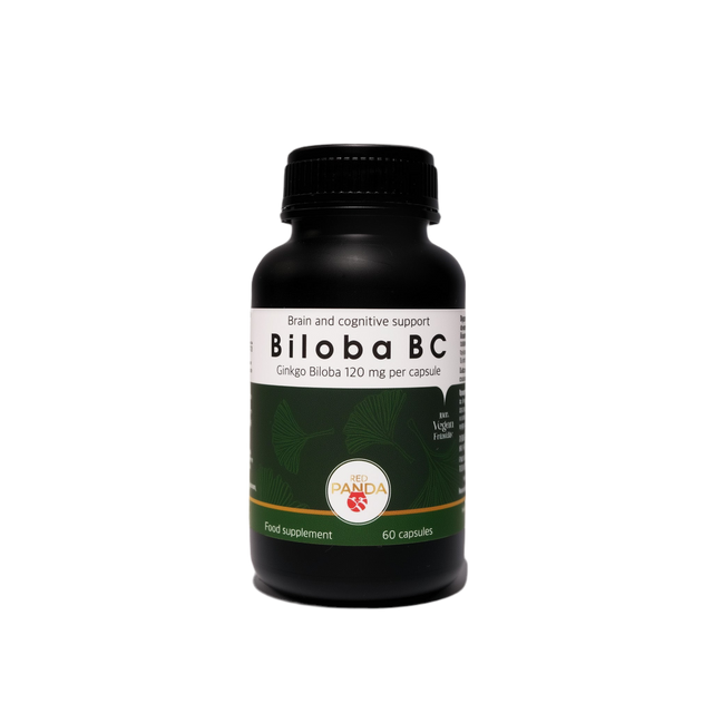 Biloba BC 60 капсули – За памет и нервна система  Red Panda - Nutra Best Bulgaria