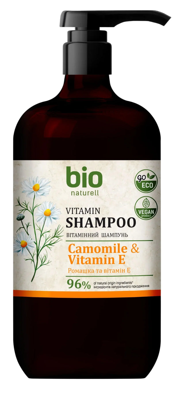 Bio Naturell, Bio Naturell, Camomile & Vitamin E, Hair Shampoo, Nourishing, 946 ml  Bio Naturell - Nutra Best Bulgaria