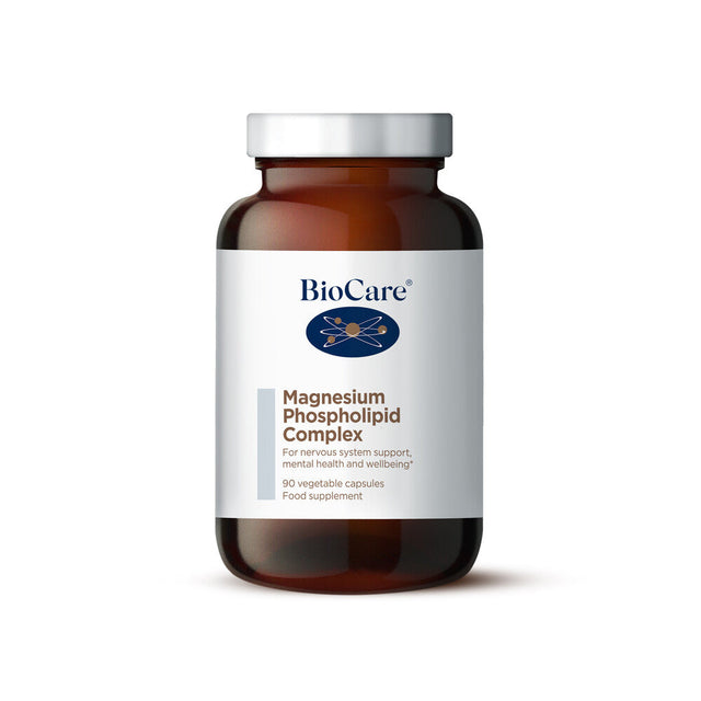 Магнезий фосфолипид комплекс / BioCare Magnesium Phospholipid Complex 90 Vcaps  BIOCARE - Nutra Best Bulgaria