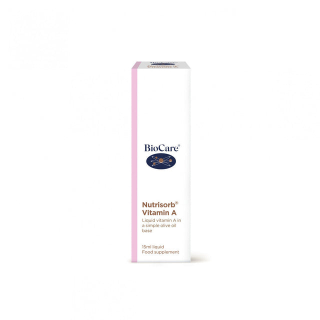 Витамин А / BioCare Nutrisorb Vitamin A 15ml  BIOCARE - Nutra Best Bulgaria