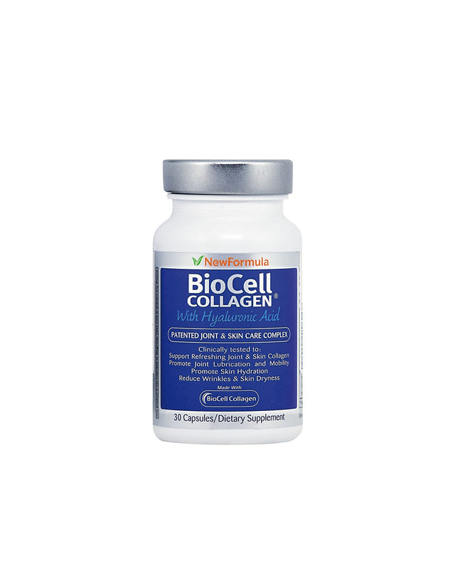 BioCell Collagen® with Hyaluronic Acid / Биосел Колаген 500 mg x 30 капсули Nature’s Way  BioCell - Nutra Best Bulgaria