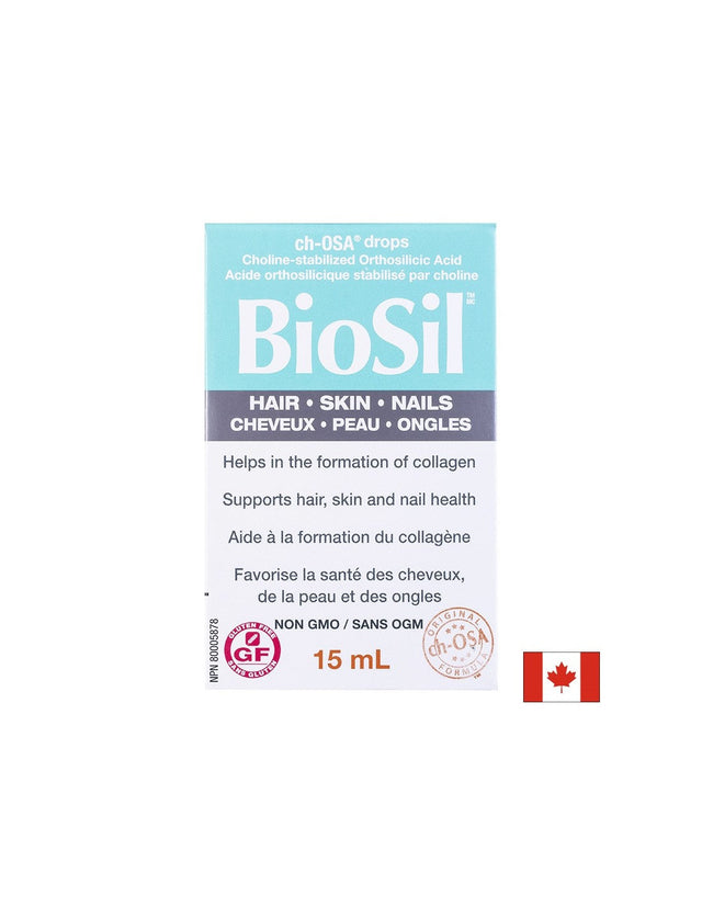 BioSil™ Hair, Skin & Nails/ Коса, кожа и нокти 15 ml x 30 дневни дози Natural Factors  Natural Factors - Nutra Best Bulgaria