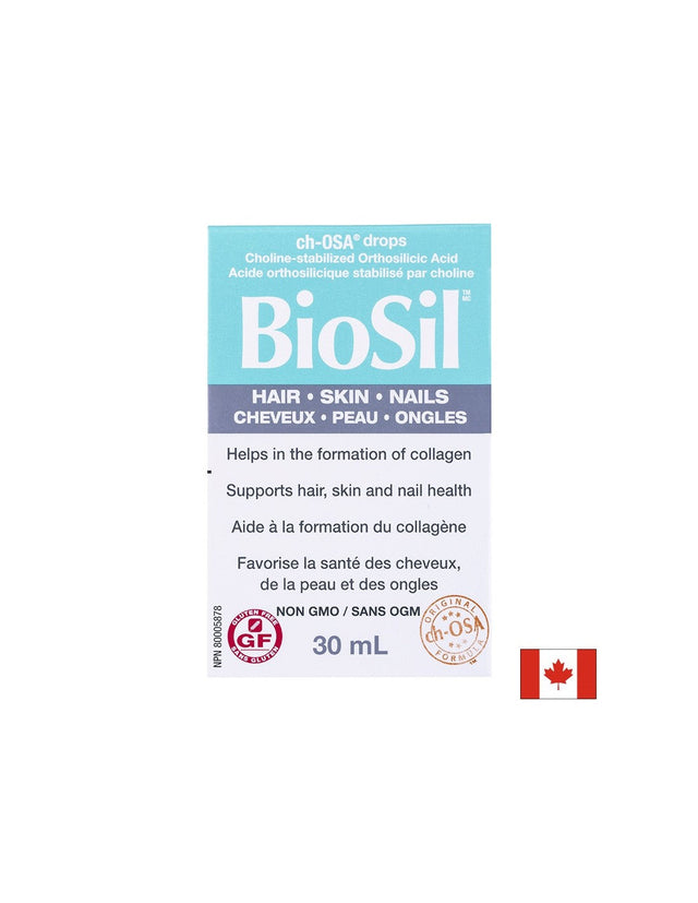 BioSil™ Hair, Skin & Nails/ Коса, кожа и нокти 30 ml x 60 дневни дози Natural Factors  Natural Factors - Nutra Best Bulgaria