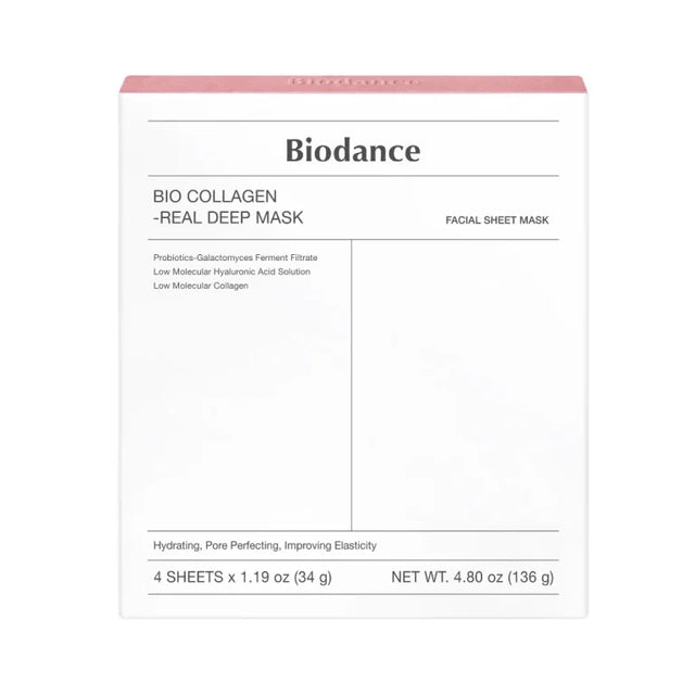 Biodance - Collagen Real Deep Mask 1 Box, 4 sheets x 34g  Biodance - Nutra Best Bulgaria