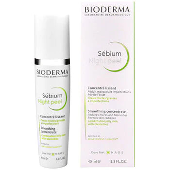 Bioderma - Sébium Night Peel Smoothing Concentrate - 40ml  Bioderma - Nutra Best Bulgaria