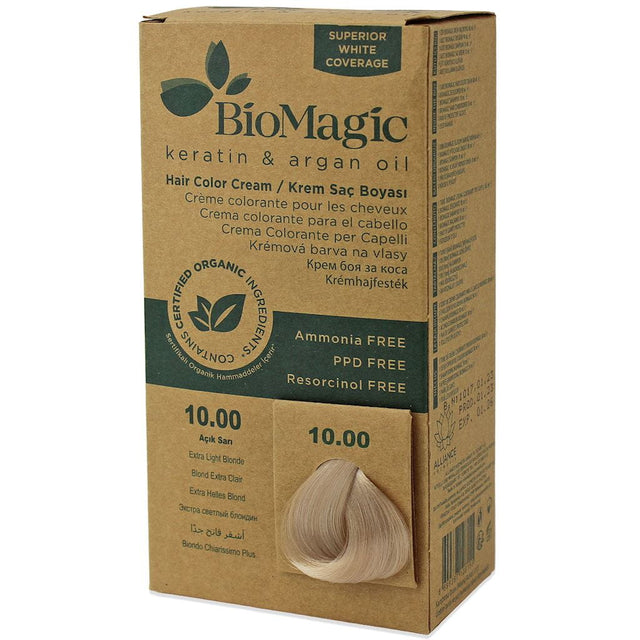 Biomagic, Biomagic, Keratin & Argan Oil, Permanent Hair Dye, 10.00 , 250 ml *Tester  Biomagic - Nutra Best Bulgaria