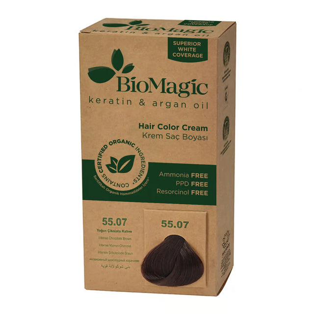 Biomagic, Biomagic, Keratin & Argan Oil, Permanent Hair Dye, 55.07 , 250 ml *Tester  Biomagic - Nutra Best Bulgaria