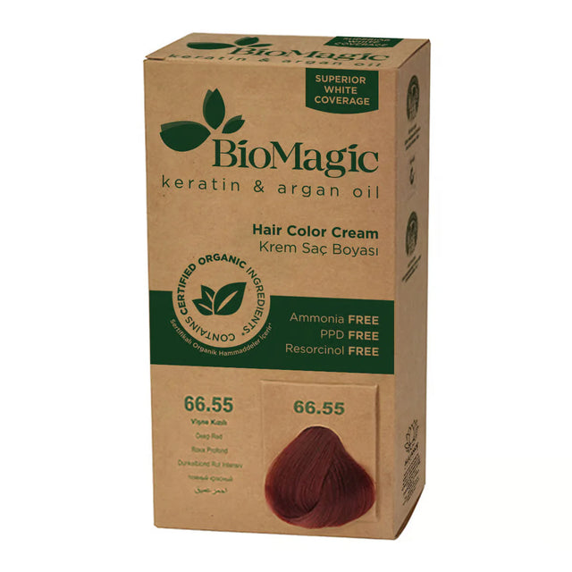 Biomagic, Biomagic, Keratin & Argan Oil, Permanent Hair Dye, 66.55 , 250 ml *Tester  Biomagic - Nutra Best Bulgaria