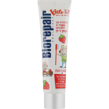 Biorepair - Kids Toothpaste ( strawberry ) - Children's toothpaste - 50ml  Biorepair - Nutra Best Bulgaria