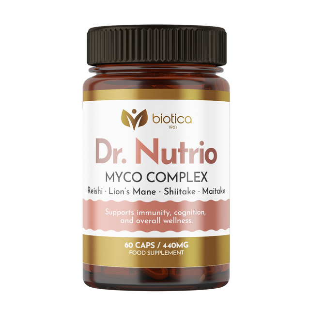 Biotica - МикоКомплекс – 4 Азиатски Гъби - 60 caps.  Biotica - Nutra Best Bulgaria