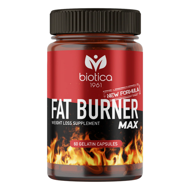 Biotica - Fat Burner за отслабване x60 капсули  Biotica - Nutra Best Bulgaria