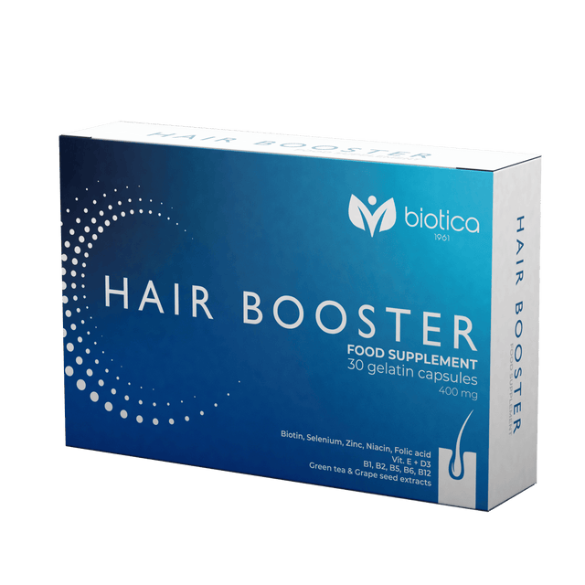 Biotica - Hair Booster за растеж на косата x30 капсули  Biotica - Nutra Best Bulgaria